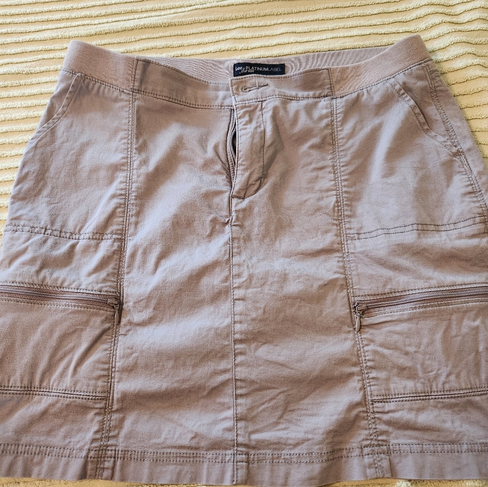 Lee Women's Light Grey Skort